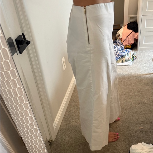 Ralph Lauren White Wide Leg Pants - Picture 2 of 4